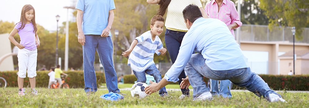 Family Playing Together